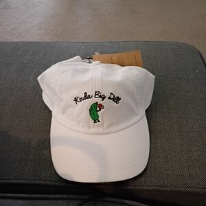 David and Young White Cap with Pickle Embroidery